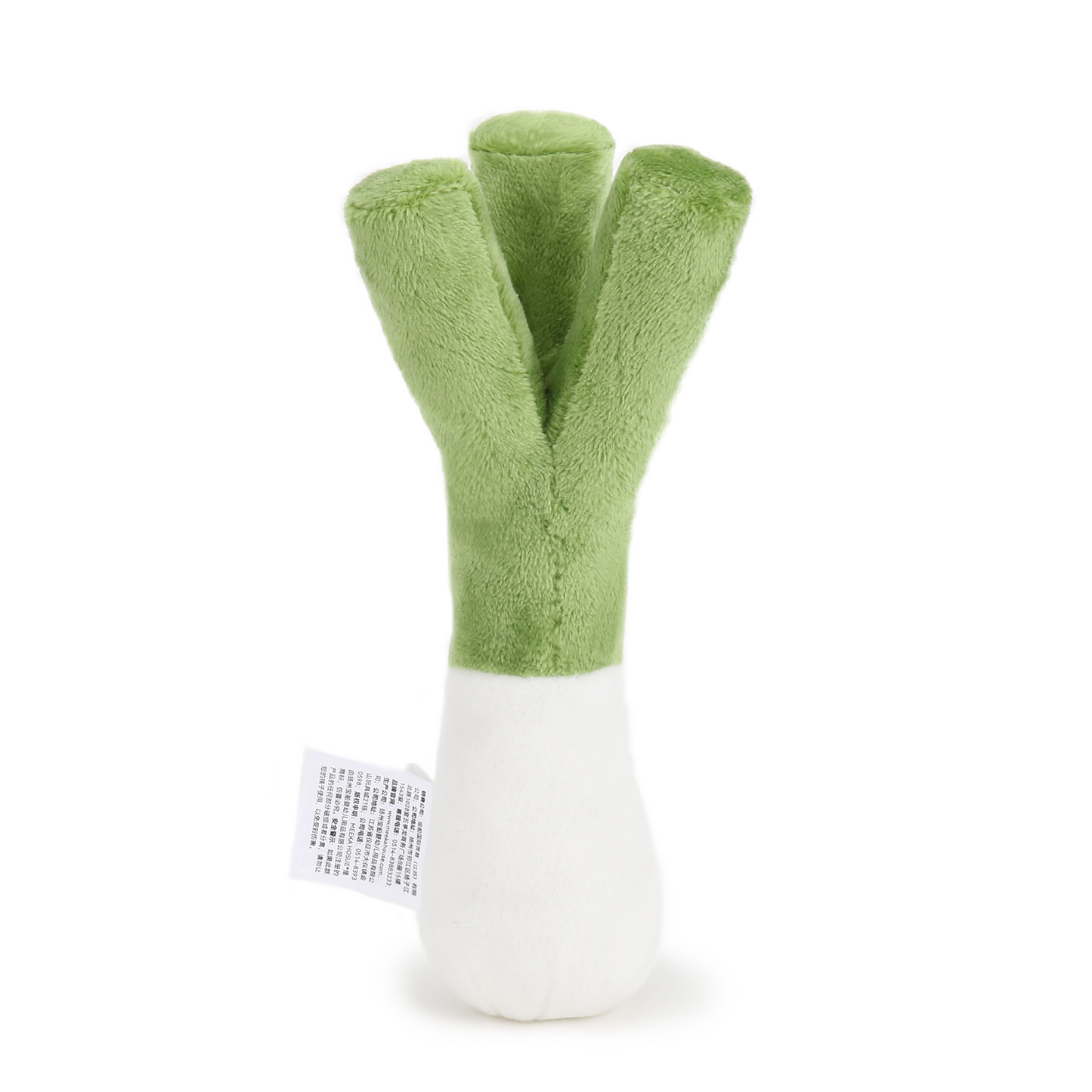 MEEKA HOUSE Fruit & Vegetable Park Collection Green onion Plush Toy for Infants, Toddlers, Kids