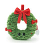 MEEKA HOUSE Happy Christmas Collection Christmas wreath Plush Toy for Infants, Toddlers, Kids