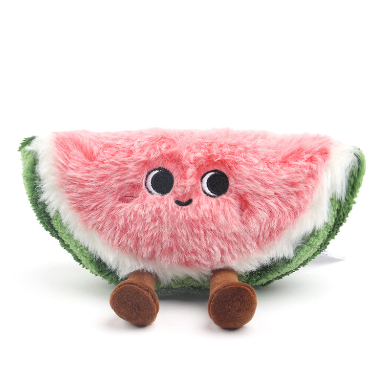 MEEKA HOUSE Fruit & Vegetable Park Collection Watermelon Plush Toy for Infants, Toddlers, Kids