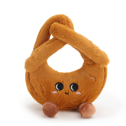 MEEKA HOUSE Delicious Desserts Collection Pretzel Plush Toy for Infants, Toddlers, Kids