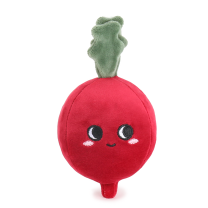 MEEKA HOUSE Fruit & Vegetable Park Collection Red radish Plush Toy for Infants, Toddlers, Kids