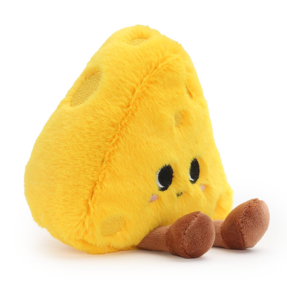 MEEKA HOUSE Delicious Desserts Collection Cheese Plush Toy for Infants, Toddlers, Kids