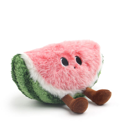 MEEKA HOUSE Fruit & Vegetable Park Collection Watermelon Plush Toy for Infants, Toddlers, Kids