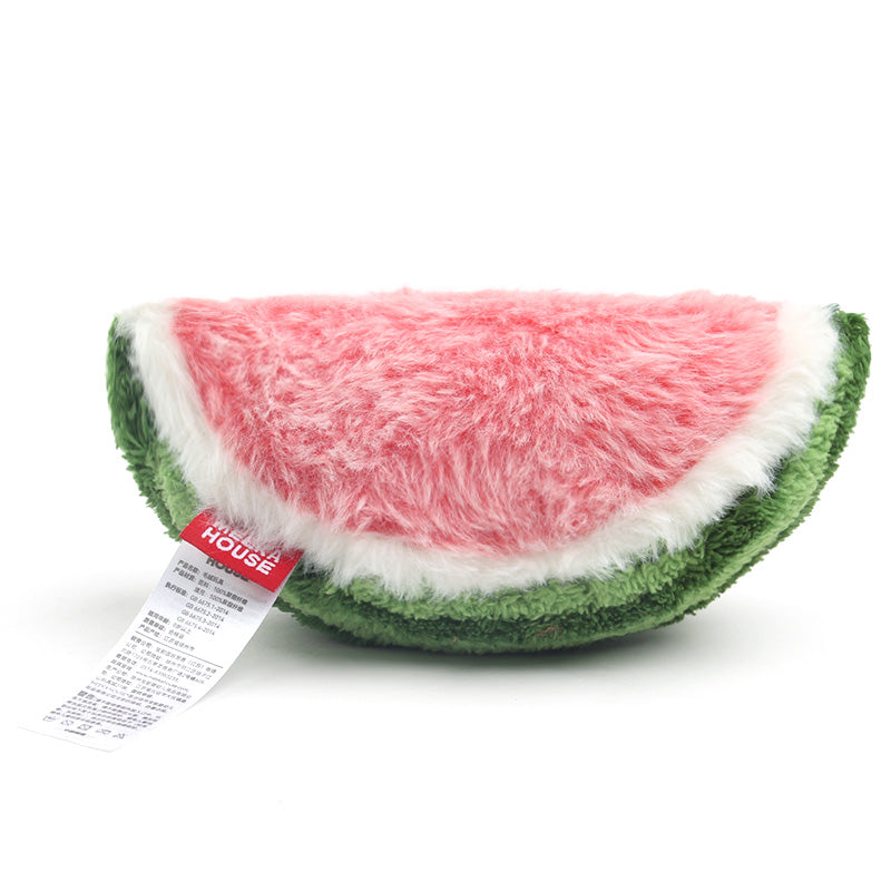 MEEKA HOUSE Fruit & Vegetable Park Collection Watermelon Plush Toy for Infants, Toddlers, Kids