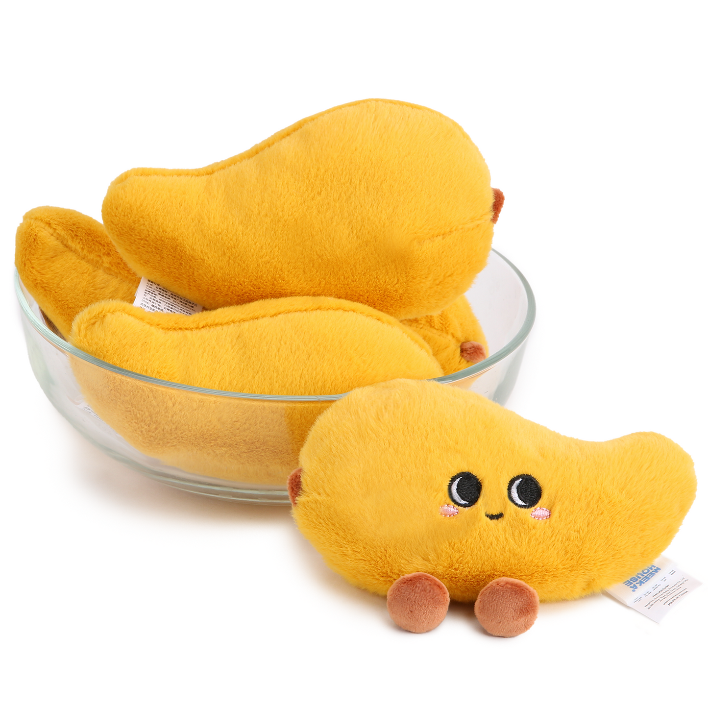 MEEKA HOUSE Fruit & Vegetable Park Collection  Mango Plush Toy for Infants, Toddlers, Kids