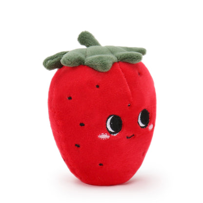 MEEKA HOUSE Fruit & Vegetable Park Collection Strawberry Plush Toy for Infants, Toddlers, Kids