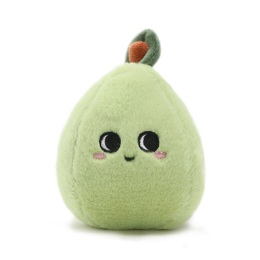 MEEKA HOUSE Fruit & Vegetable Park Collection Green Pear Plush Toy for Infants, Toddlers, Kids