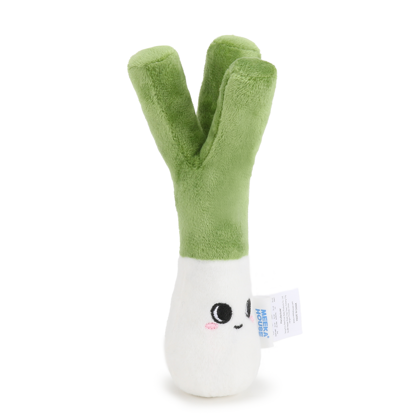 MEEKA HOUSE Fruit & Vegetable Park Collection Green onion Plush Toy for Infants, Toddlers, Kids