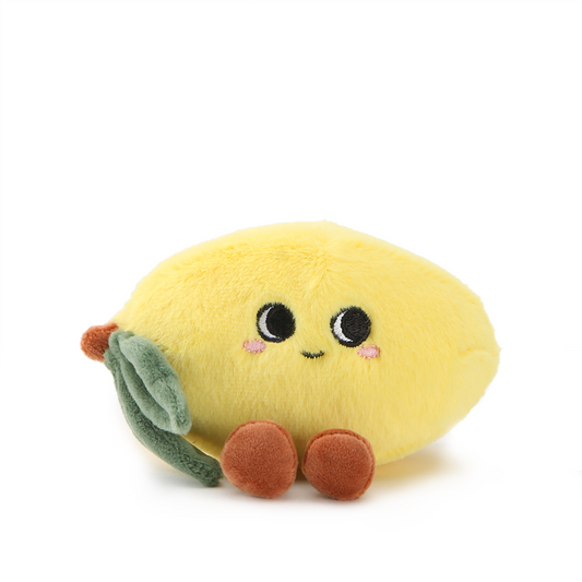 MEEKA HOUSE Fruit & Vegetable Park Collection Lemon Plush Toy for Infants, Toddlers, Kids